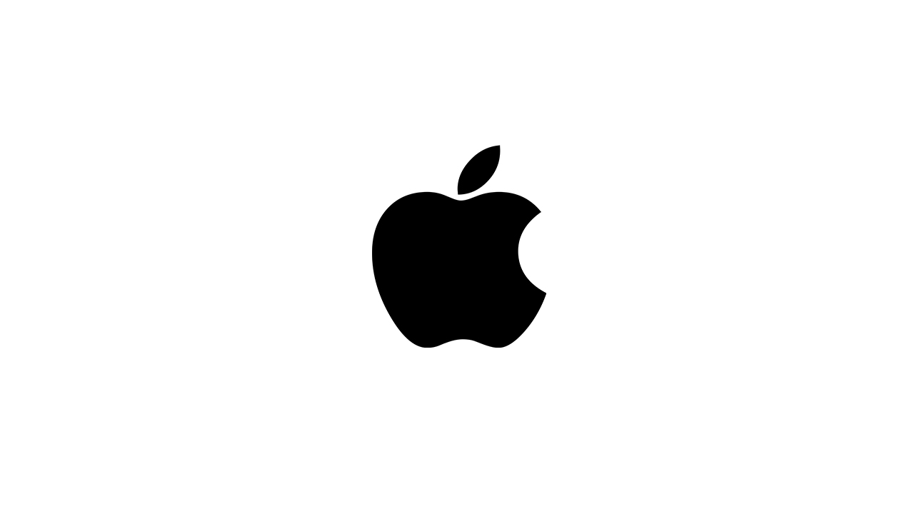 Apple logo.