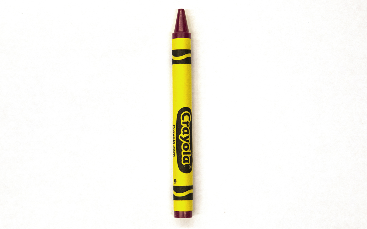 broken yellow crayon