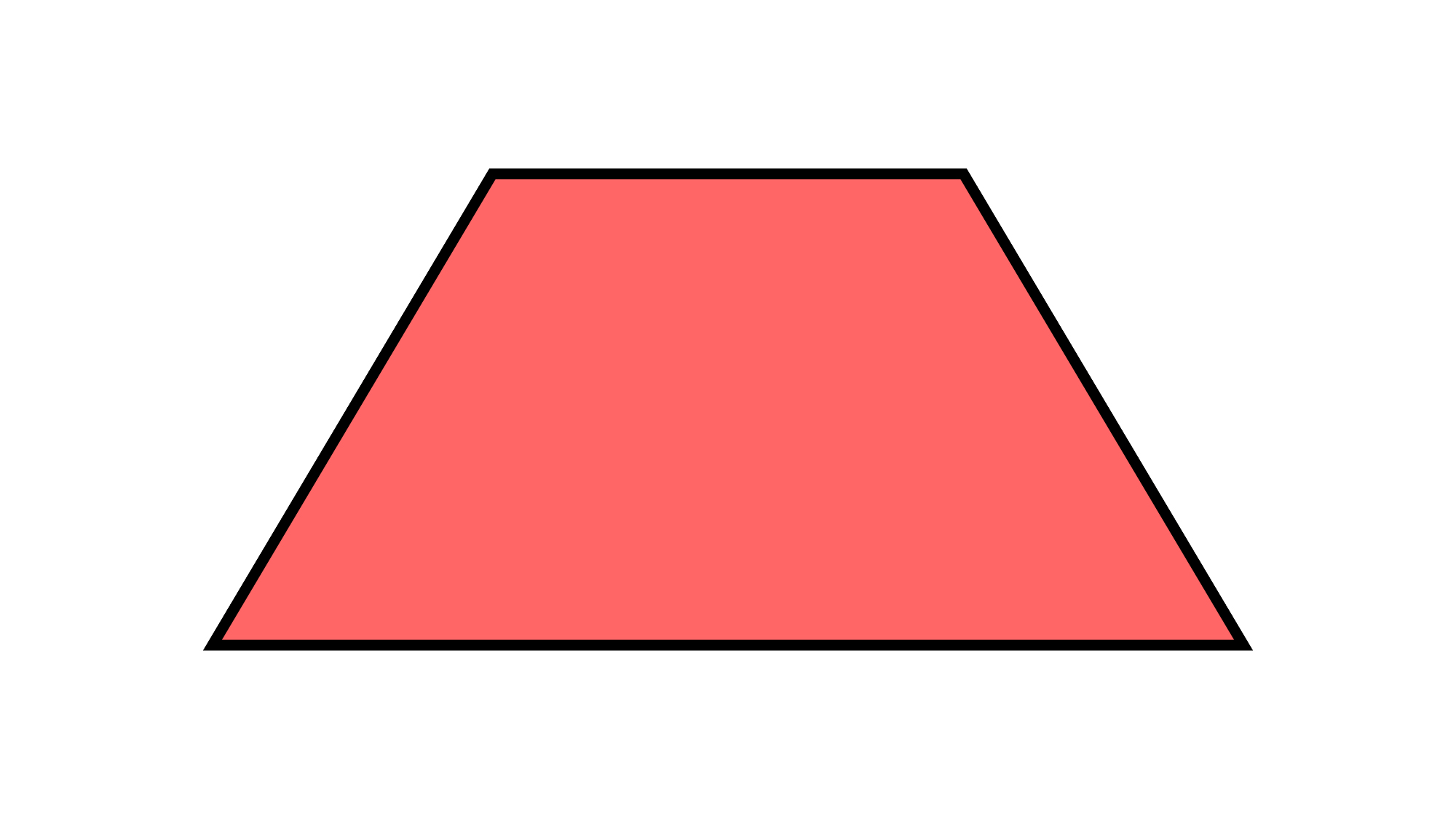 Isosceles Trapezoid Shape